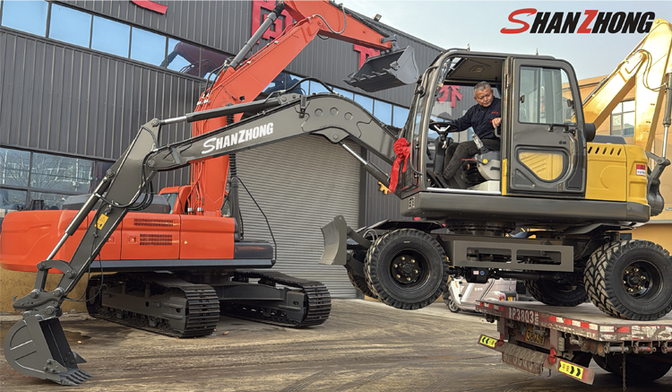 Колесный экскаватор SZL75