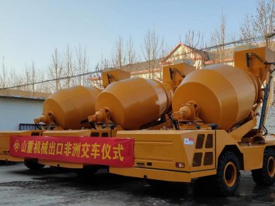 Полностью автоматические бетоносмесители бренда Shanzhong экспортируются в Африку партиями.