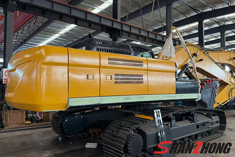 Гусеничный экскаватор