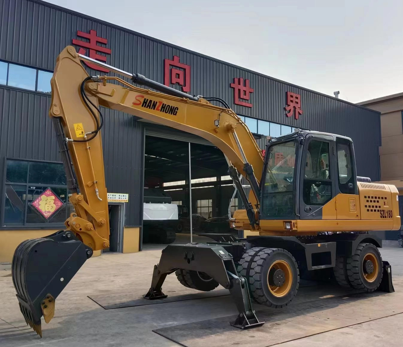 18 ton wheeled excavator