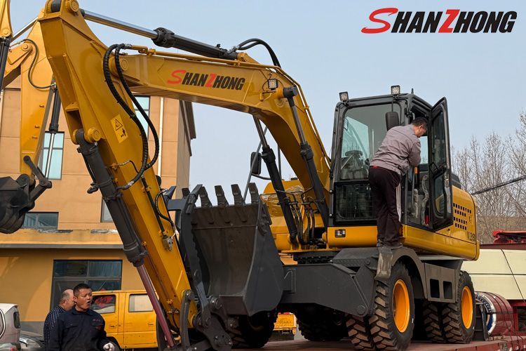 Колесный экскаватор SZL150 Колесный экскаватор SZL150