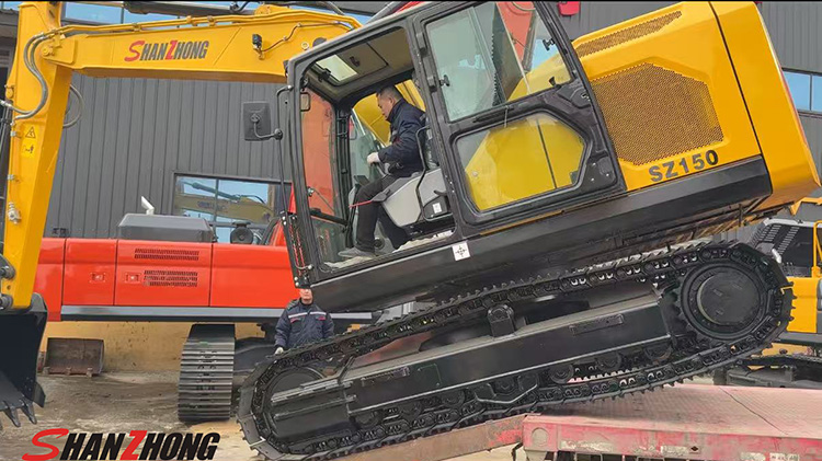 Гусеничный экскаватор 