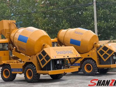 self-loading concrete mixer