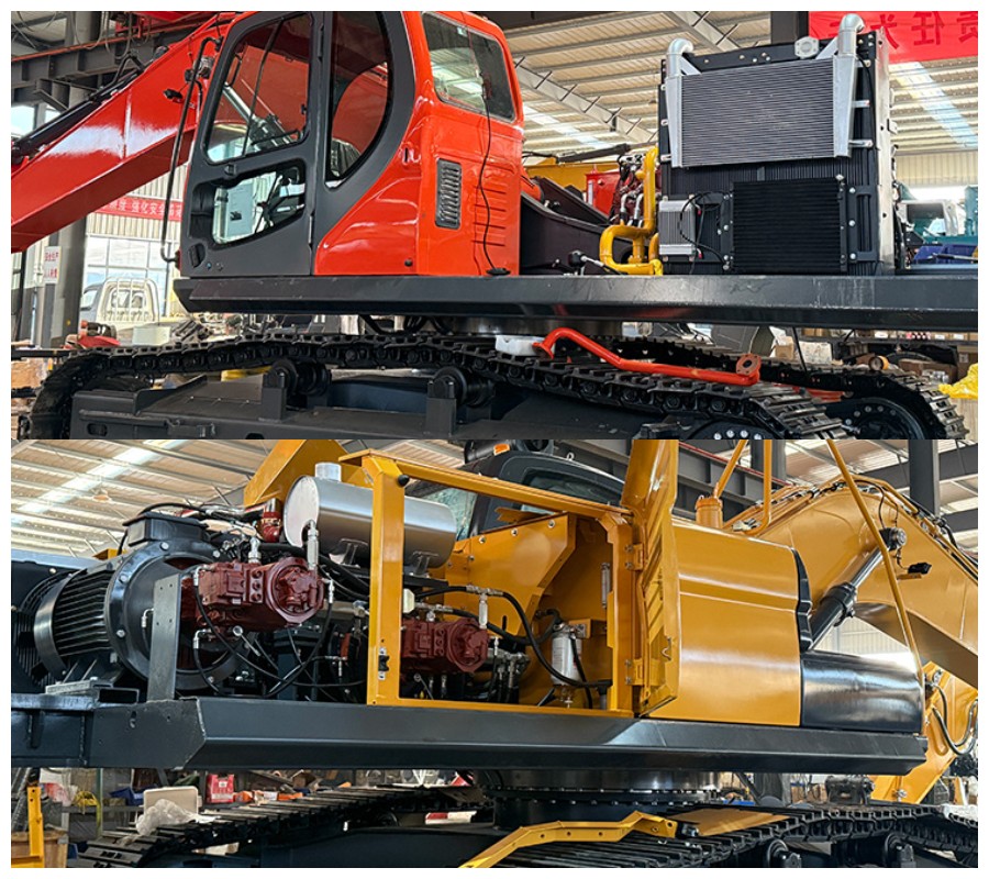 Гусеничный экскаватор