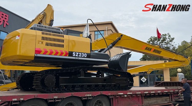 Гусеничный экскаватор с длинной стрелой Shanzhong SZ230 Гусеничный экскаватор с длинной стрелой Shanzhong SZ230