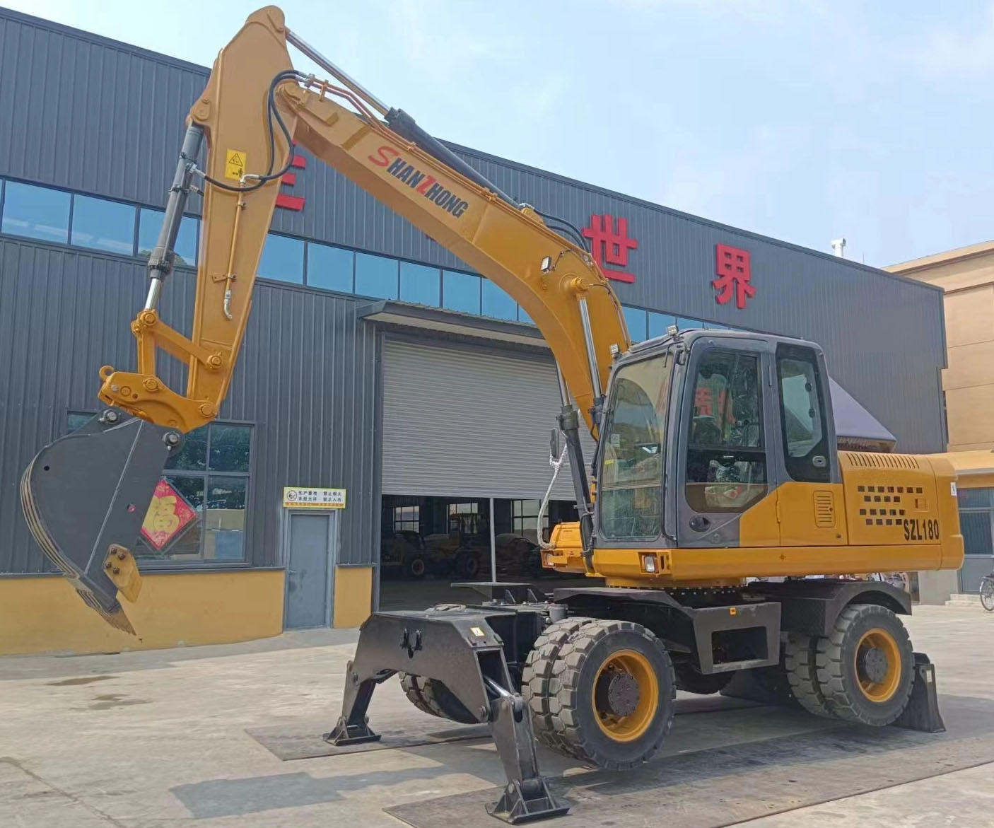 18 ton wheeled excavator