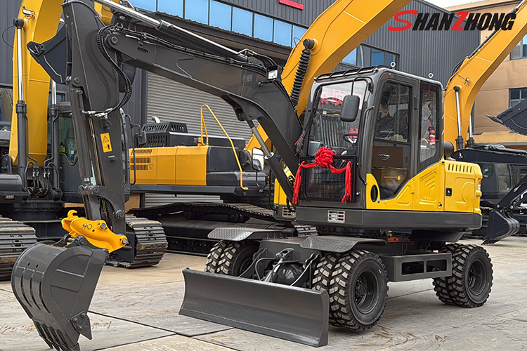 Shanzhong SZL75 wheeled excavator Shanzhong SZL75 wheeled excavator