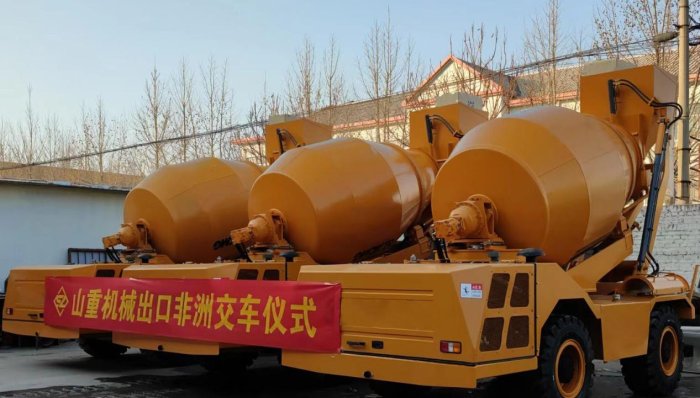 Полностью автоматические бетоносмесители бренда Shanzhong экспортируются в Африку партиями.