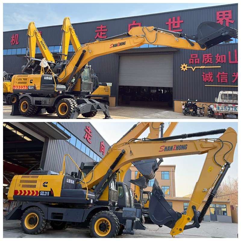 21-тонный колесный экскаватор