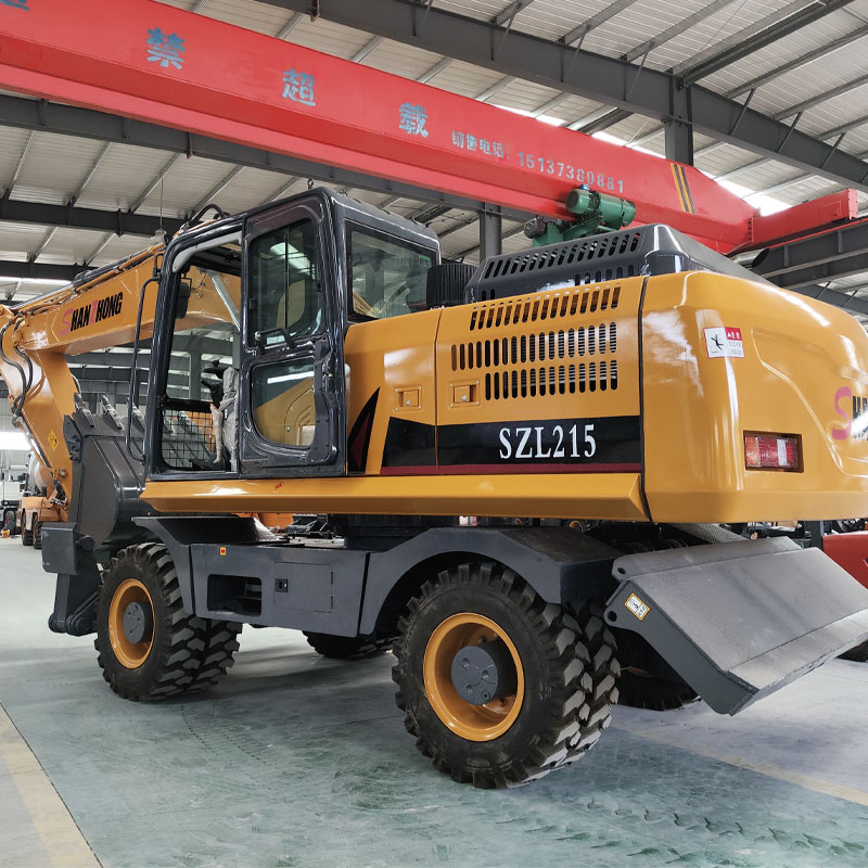 больший колесный экскаватор SZL215