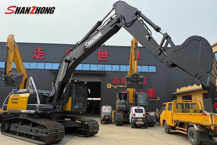 Гусеничный экскаватор