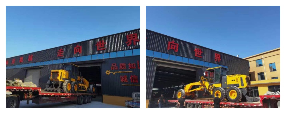 Церемония доставки первой партии автогрейдеров бренда Shanzhong