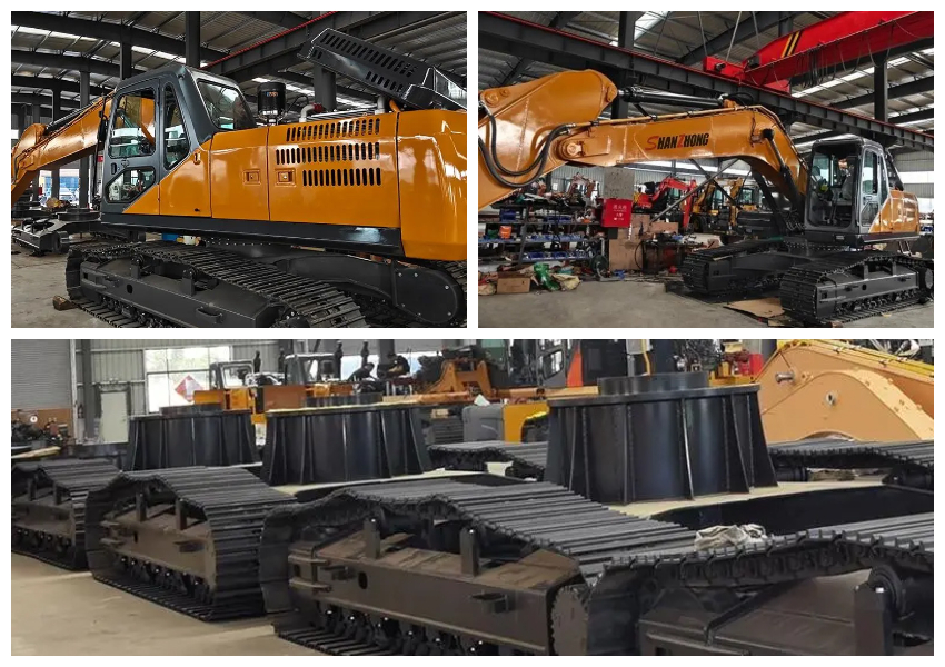 Гусеничный экскаватор