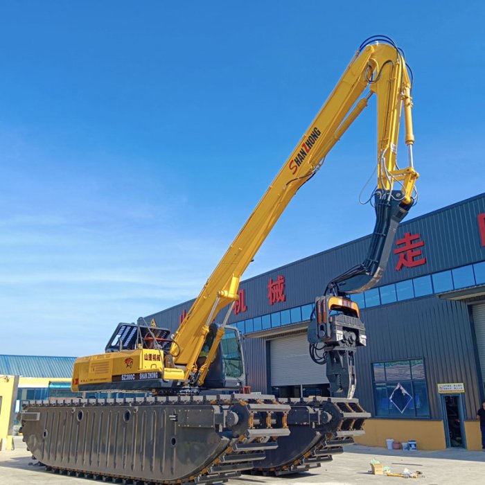 Экскаватор-амфибия