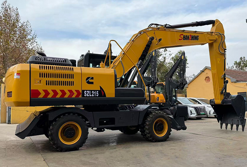 Гидравлический колесный экскаватор SZL215