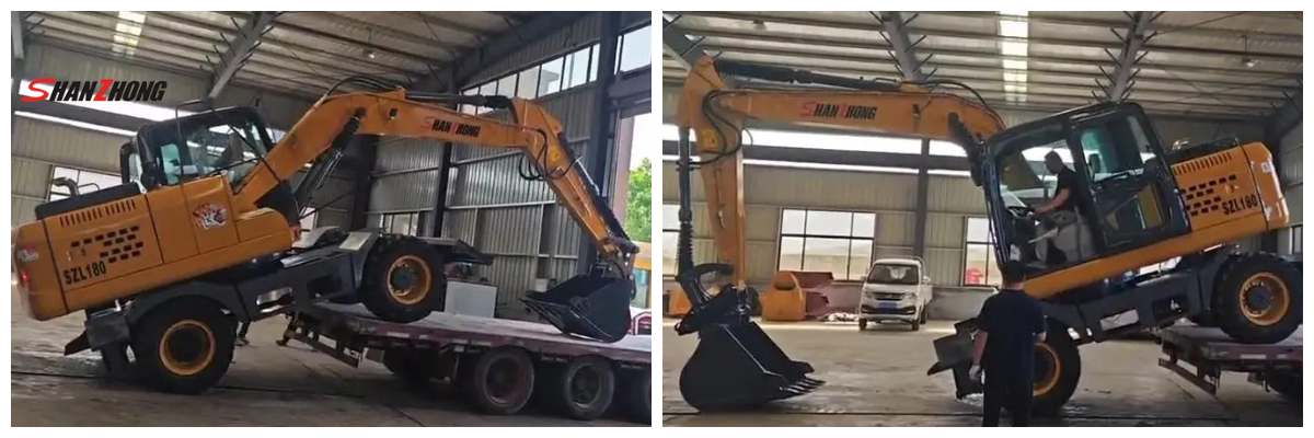 Колесный экскаватор SZL180